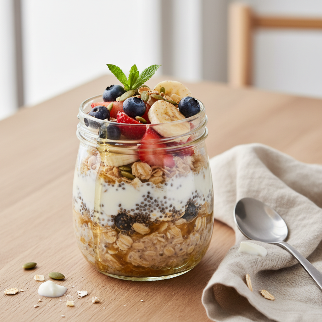 high-protein overnight oats