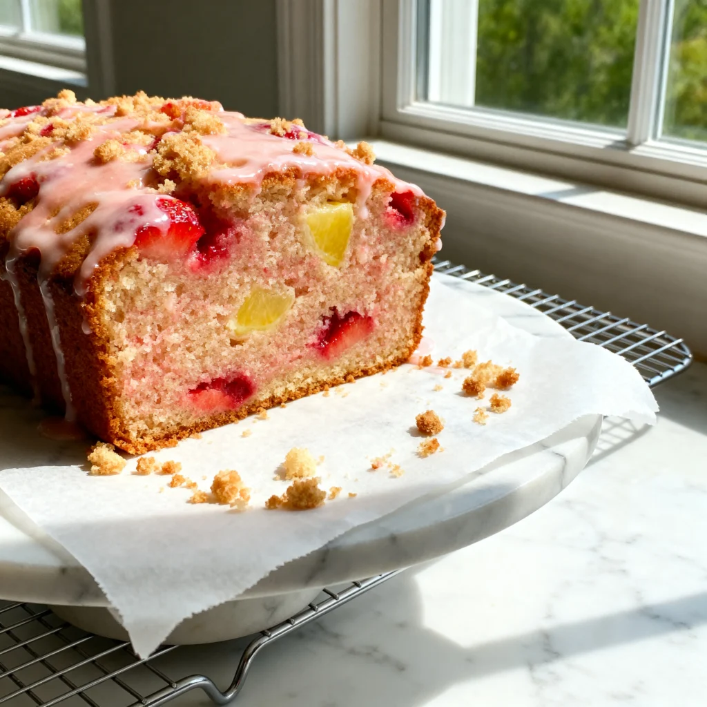creation 2536929019 - Strawberry Lemonade Loaf Cake Recipe