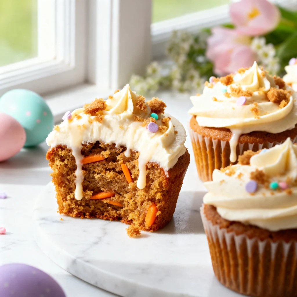 creation 2544996737 - Easter Carrot Cake Cupcakes