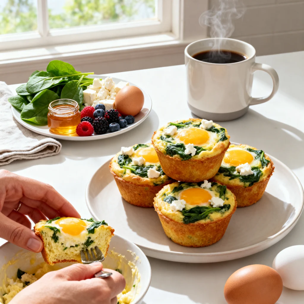 img 12 - Egg Muffins with Spinach and Feta