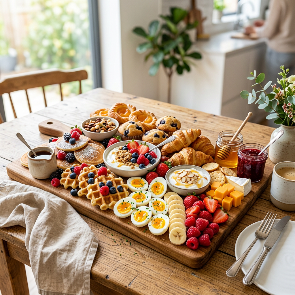 Max a Create a high resolu - Easy Breakfast Grazing Board Ideas for a Beautiful and Stress-Free Brunch