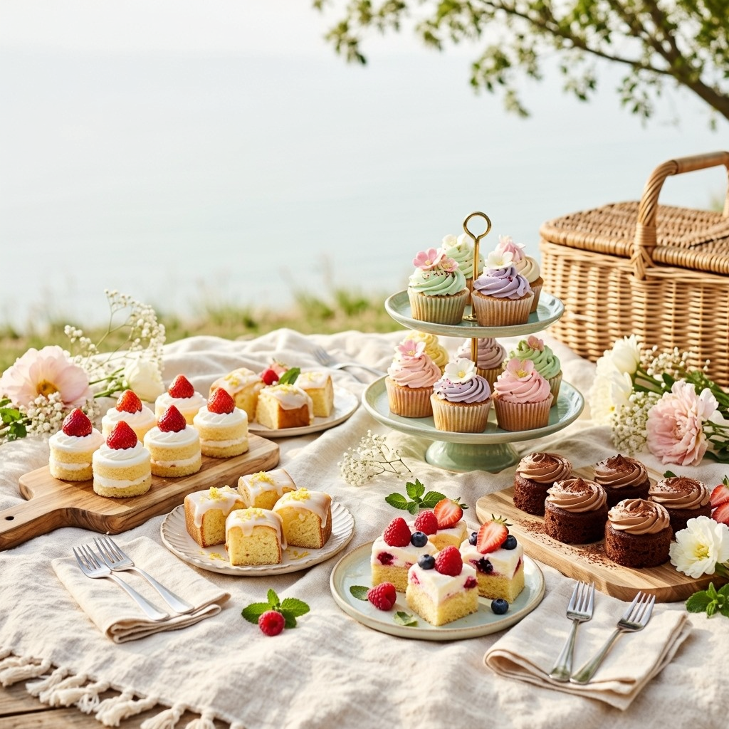 baryonyx a Vertical Pinterest s - Mini Cakes for a Cake Picnic: Pretty, Easy Ideas for the Sweetest Outdoor Gathering