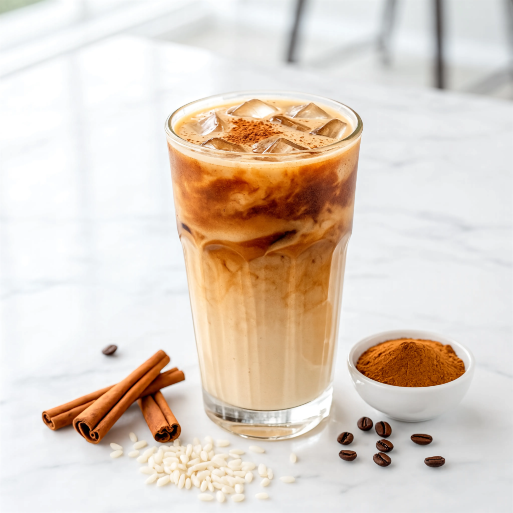 reve v1.5 a Vertical Pinterest s - Horchata Iced Coffee: The Creamy Cinnamon Coffee Drink You’ll Want on Repeat