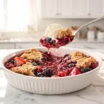 seedream 5.0 lite a Vertical Pinterest s 3 - Viral Berry Cookie Cobbler: The Easy Dessert Everyone Wants to Save
